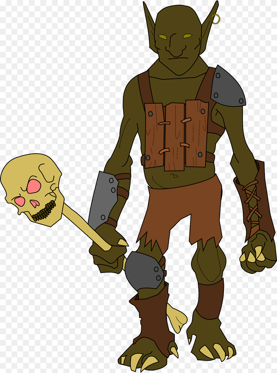 Goblin Shaman Clipart, Person, Face, Head, Art Free Transparent Png