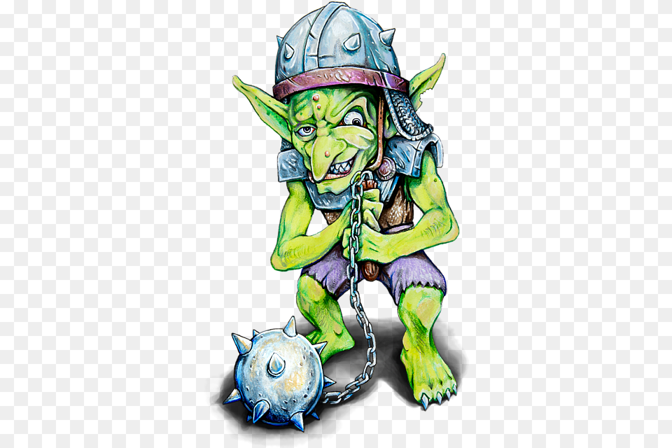 Goblin Shower Curtain Goblin Drawing, Person, Alien, Art, Accessories Free Png Download