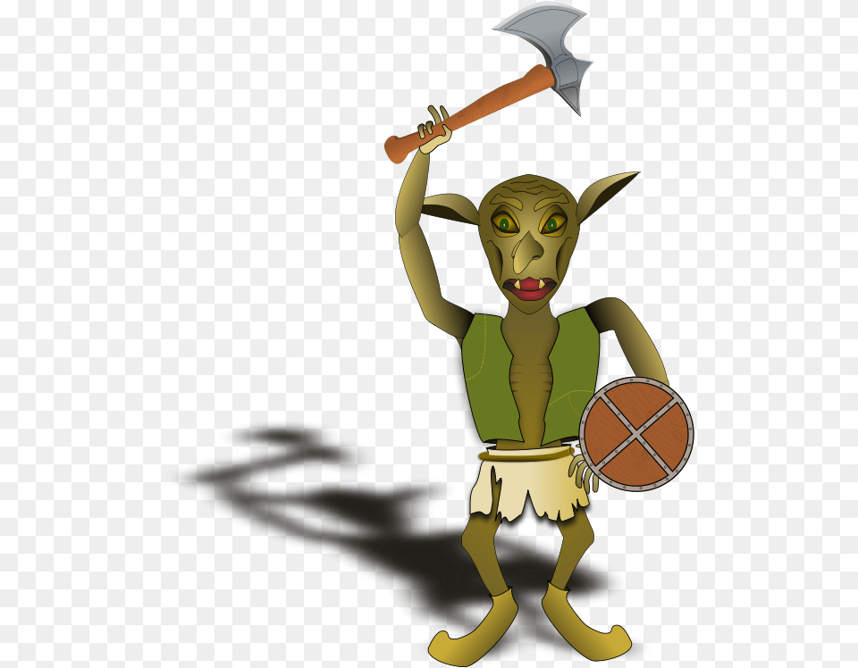 Goblin Warrior Svg Clip Arts Anao Verde, Clothing, Costume, Person, Axe Png