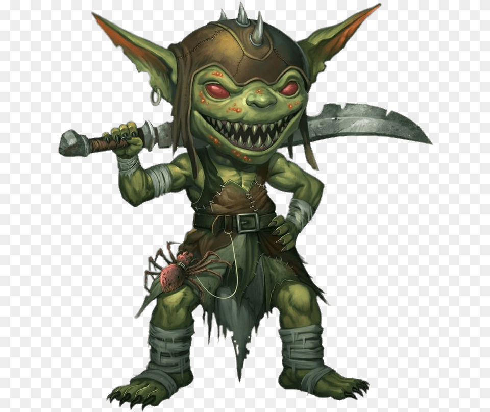 Goblin With Sword Transparent Dungeons And Dragons Goblin, Alien, Baby, Person, Accessories Free Png