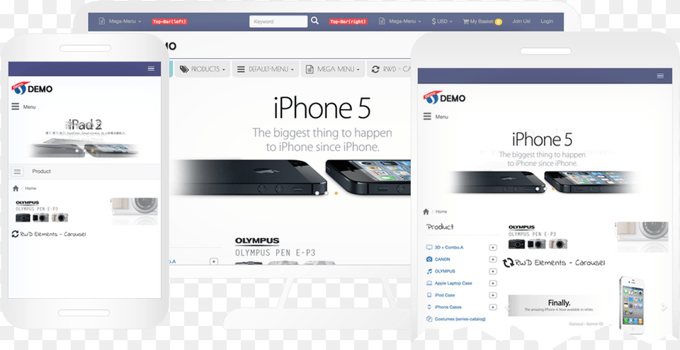 Gobomall Responsive Design Website Toggles The Layout Iphone, File, Electronics, Mobile Phone, Phone Png