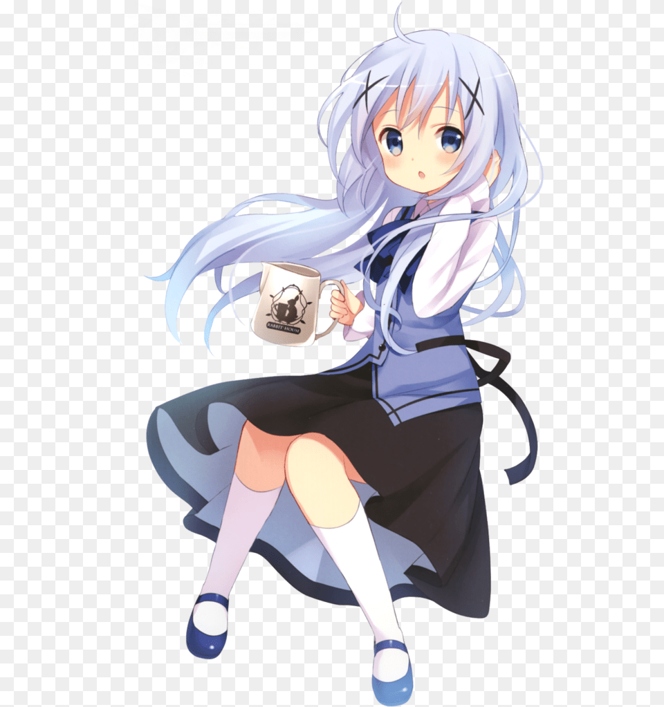 Gochuumon Wa Usagi Desu Ka Chino, Book, Comics, Manga, Publication Free Transparent Png