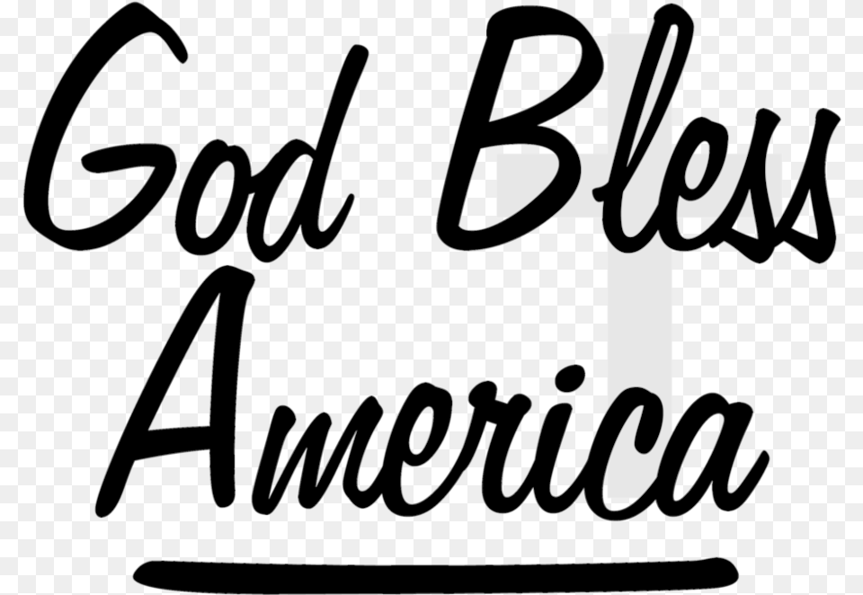 God Bless America Calligraphy, Text, Handwriting, Dynamite, Weapon Png