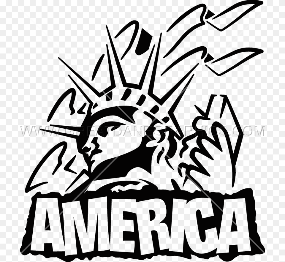God Bless America Production Ready Artwork For T Shirt Printing, Grass, Plant, Art, Face Free Transparent Png