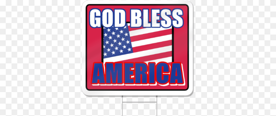 God Bless America Shaped Sign Back To The Future, American Flag, Flag Free Png