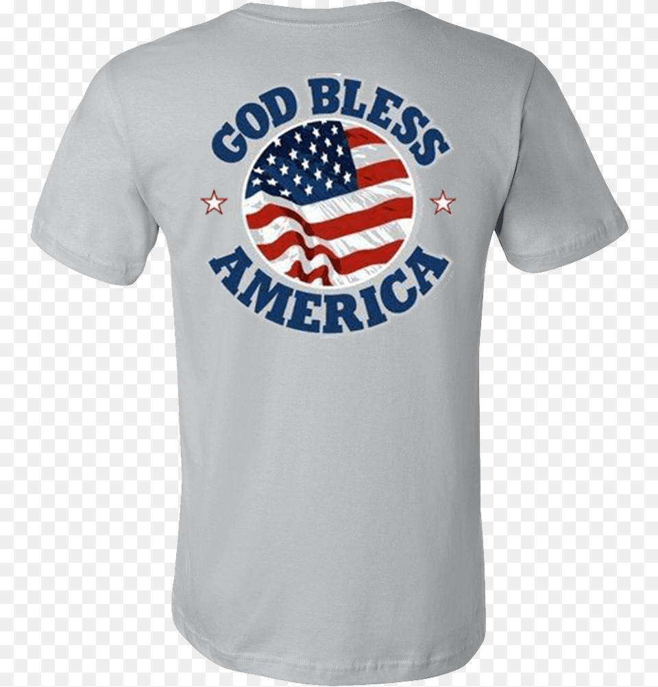 God Bless America Usa Flag, Clothing, T-shirt, American Flag, Shirt Free Png