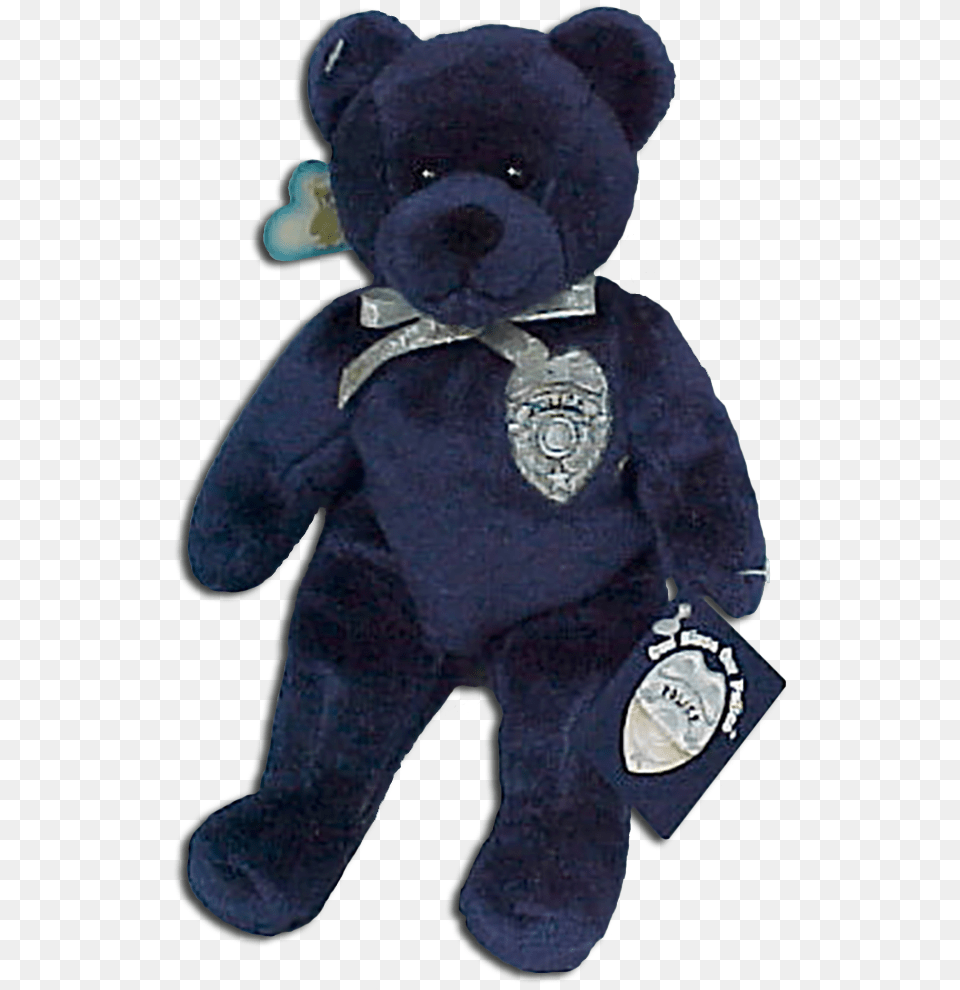 God Bless Our Heroes Holy Bears God Bless Firefighters Police Blue Bear Toy, Teddy Bear, Animal, Mammal, Wildlife Free Png Download