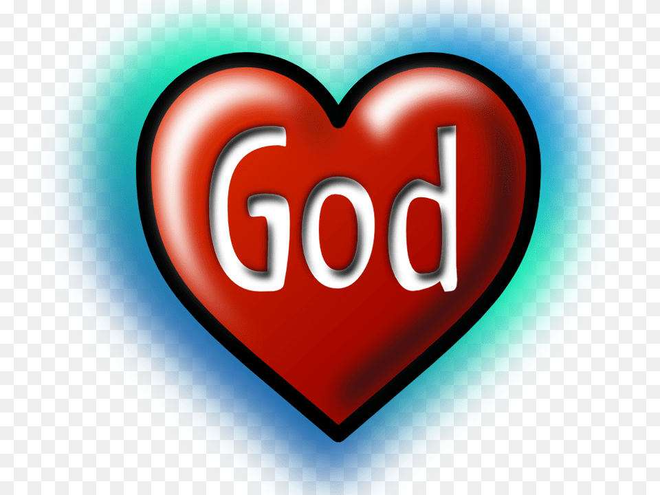 God Clipart, Heart, Plate Png