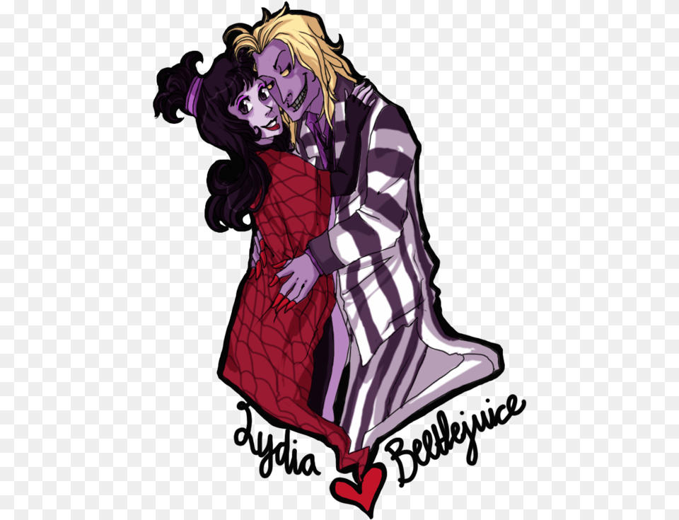 God Damn I Love Beetlejuice This Started Out As A One Hour Timed, Adult, Publication, Person, Female Png