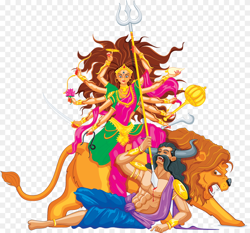 God Durga Maa Durga Maa, Person, Face, Head Png Image
