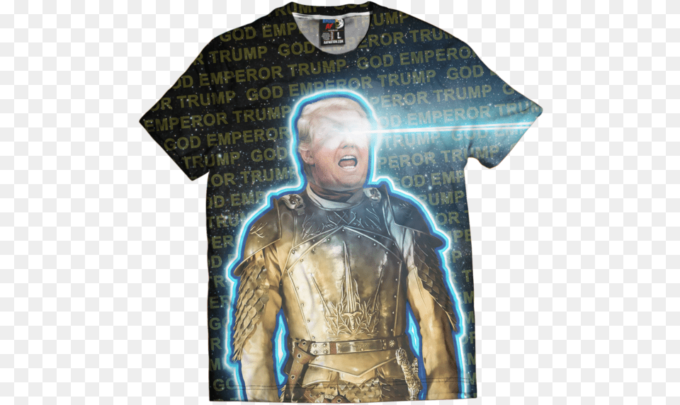 God Emperor Trump, Clothing, T-shirt, Adult, Male Free Png Download