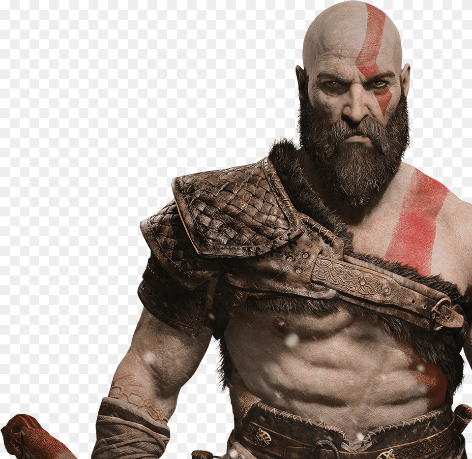 God Images God Of War, Head, Beard, Person, Face Png