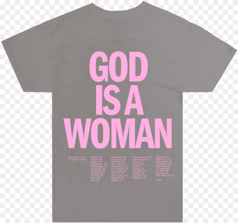God Is A Woman Merch, Clothing, Shirt, T-shirt Free Transparent Png