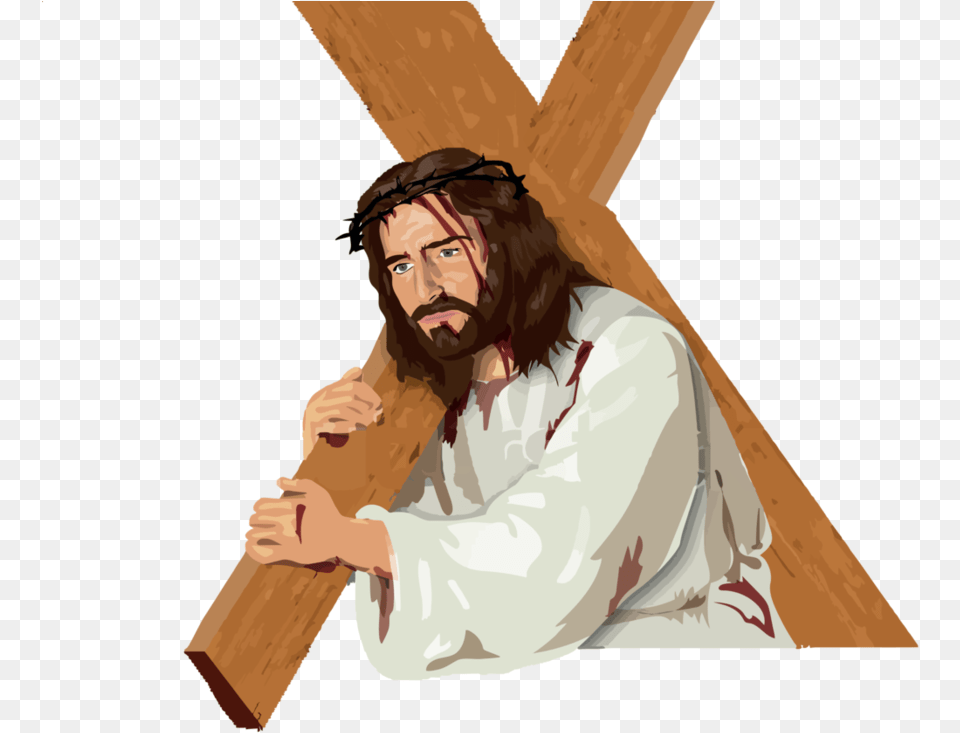 God Jesus Christ Image, Cross, Symbol, Adult, Male Png