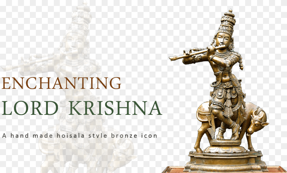God Krishna Idol, Bronze, Person, Figurine, Art Free Png Download