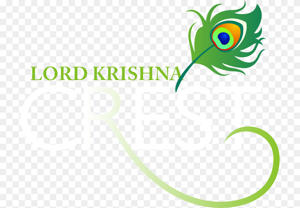 God Krishna Logo, Art, Floral Design, Graphics, Green Free Transparent Png