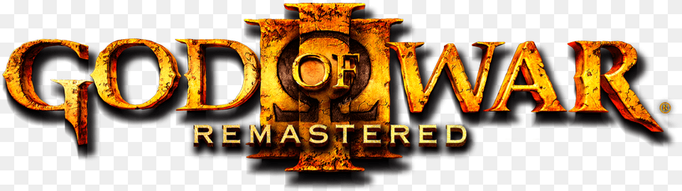 God Of War 3 Remastered Logo God Of War 3 Logo, Emblem, Symbol, Bulldozer, Machine Png Image