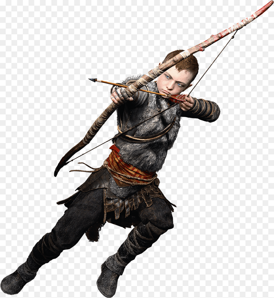 God Of War 4, Archer, Archery, Bow, Person Png Image