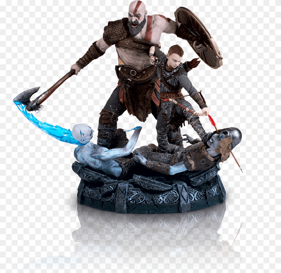 God Of War Collector Edition Ps4 God Of War Figurine, Adult, Male, Man, Person Png Image