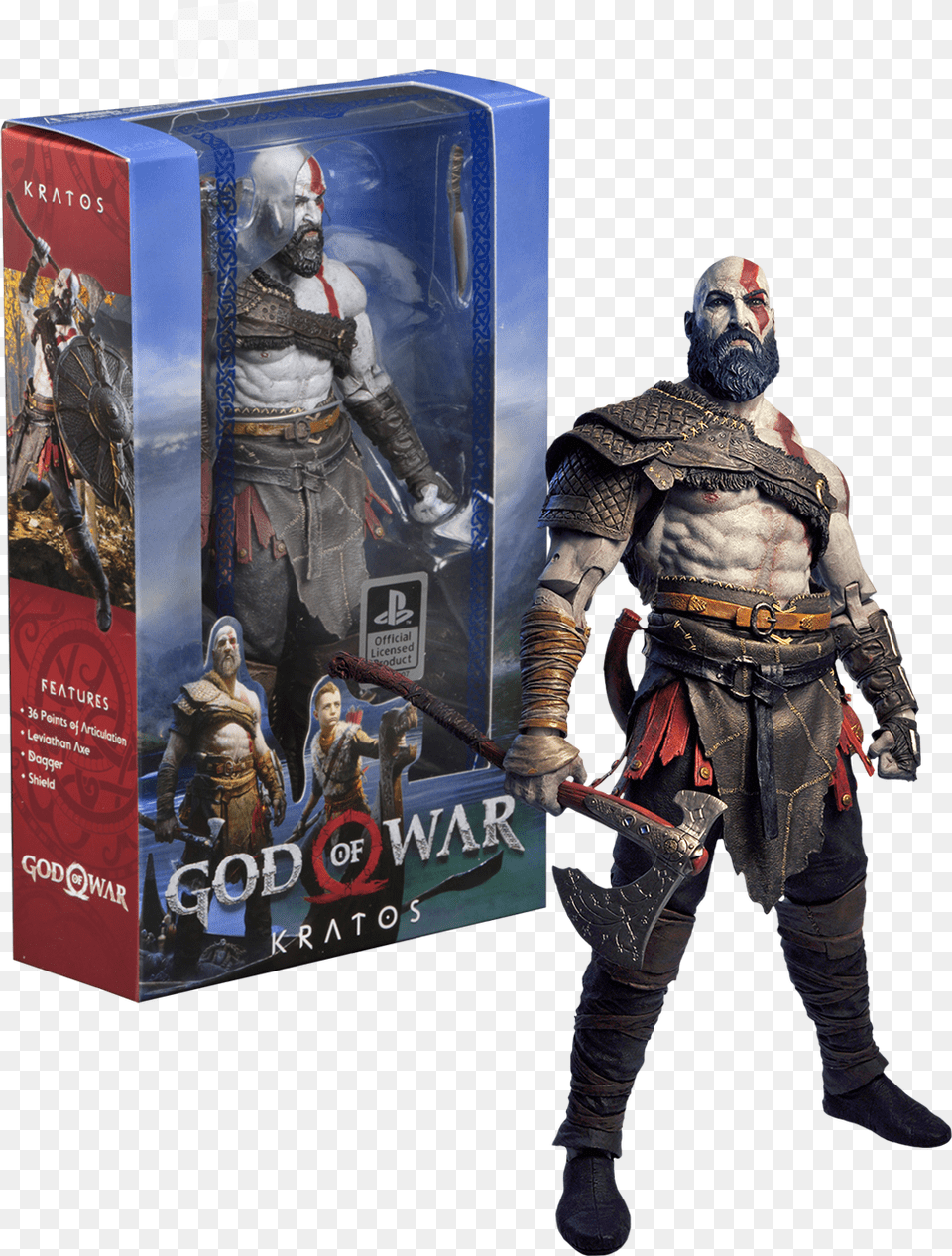 God Of War Kratos 7 Action Figure, Adult, Female, Person, Woman Png