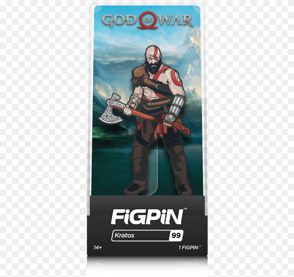 God Of War Kratos Figpin, Advertisement, Poster, Adult, Publication Free Transparent Png