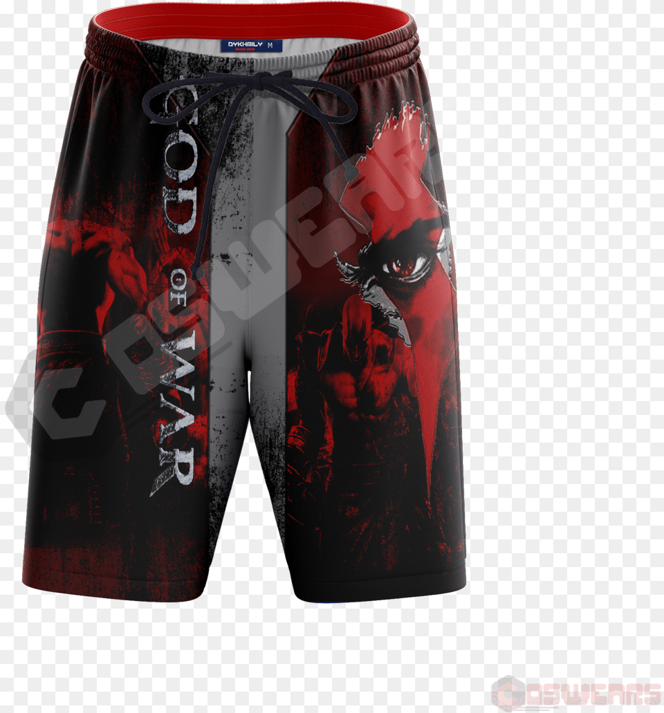 God Of War Logo Beach Shorts Board Short, Clothing, Swimming Trunks Png