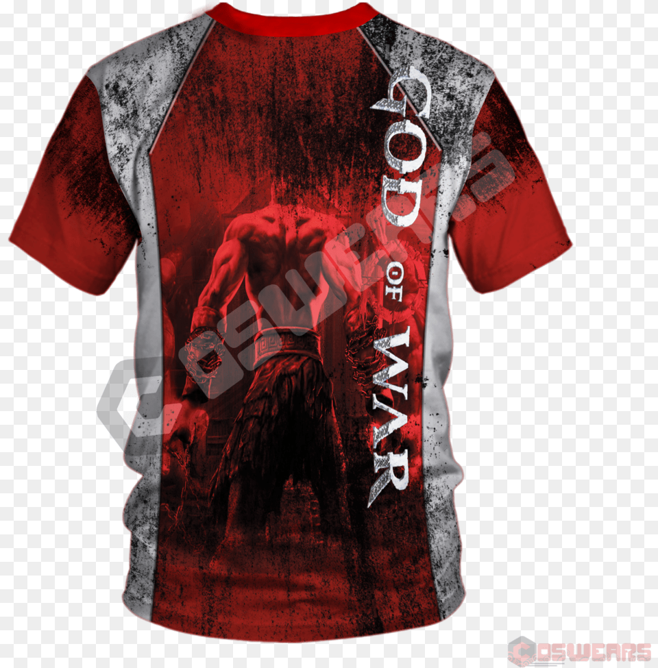 God Of War Logo T Short Sleeve, Clothing, Shirt, T-shirt, Adult Png Image