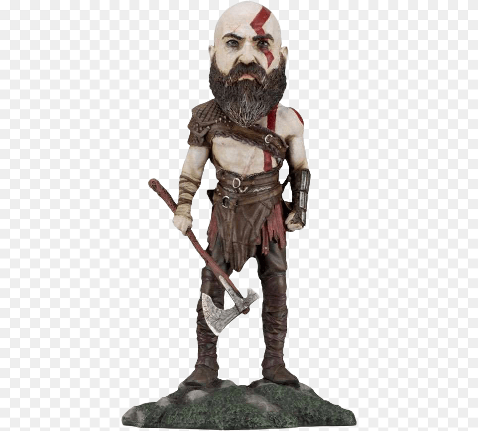 God Of War Neca God Of War 2018 Body Knocker Kratos, Adult, Sword, Person, Man Free Png Download