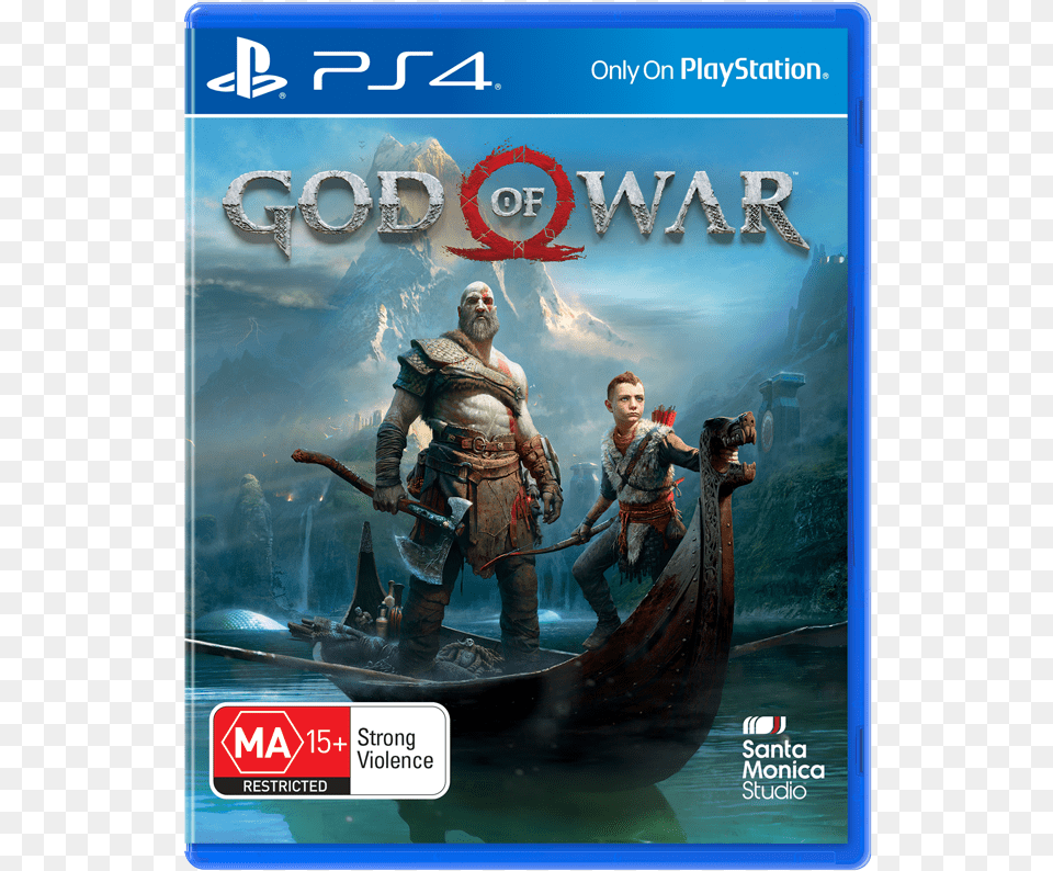 God Of War Product Imagetitle Playstation4 God Of War Standard Edition, Person, Adult, Male, Man Free Png