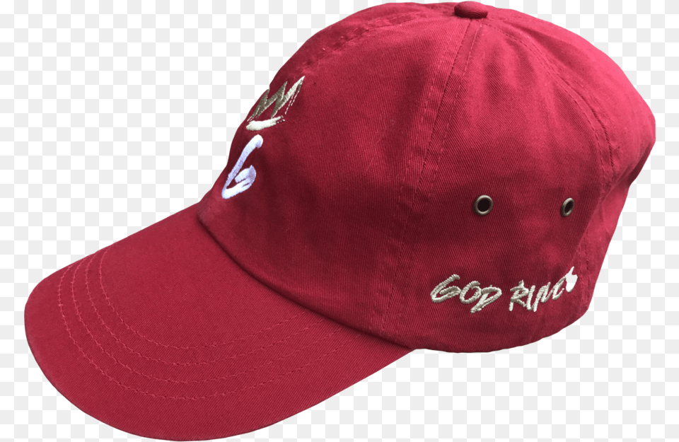 God Rules Red Dad Hat Baseball Cap, Baseball Cap, Clothing Png