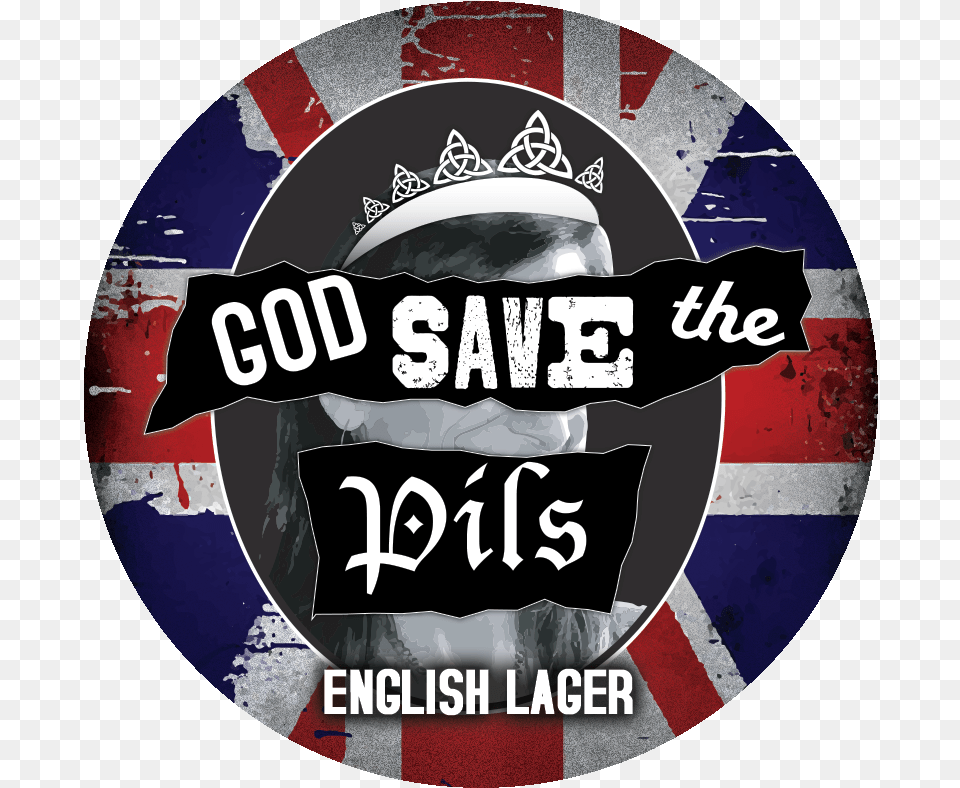 God Save The Pils Label, Accessories, Jewelry, Logo, Person Png