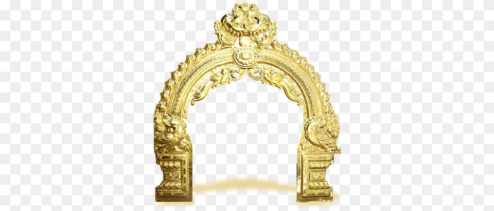 God Thiruvachi, Arch, Architecture, Gold, Altar Free Png Download