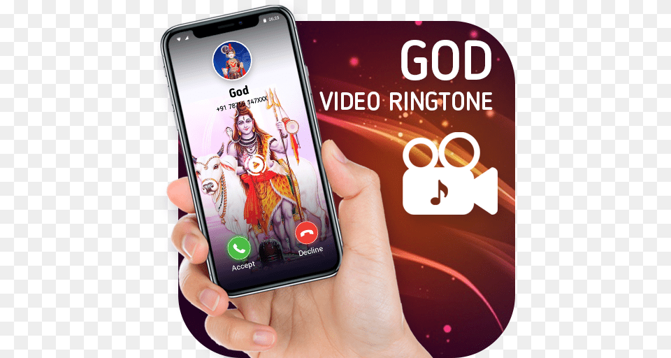 God Video Ringtone For Incoming Call Apk 13 Smartphone, Electronics, Mobile Phone, Phone, Adult Free Png Download