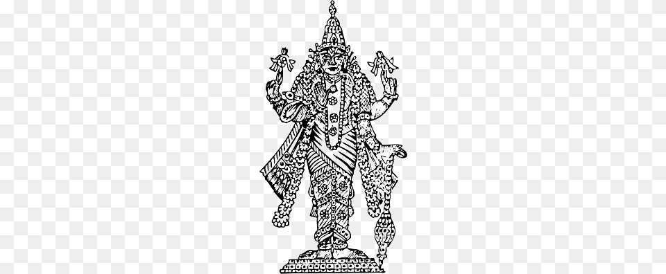 God Vishnu, Art, Cross, Symbol, Drawing Free Png Download