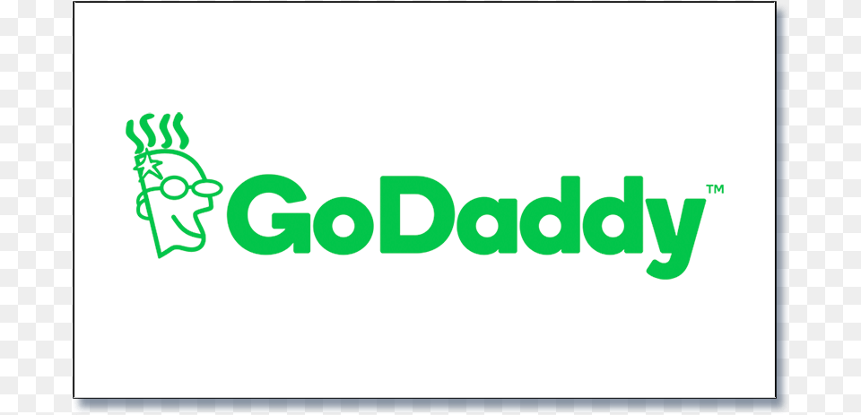 Godaddy Logo And Chamber Sponsor Go Daddy, Green, Face, Head, Person Free Png Download