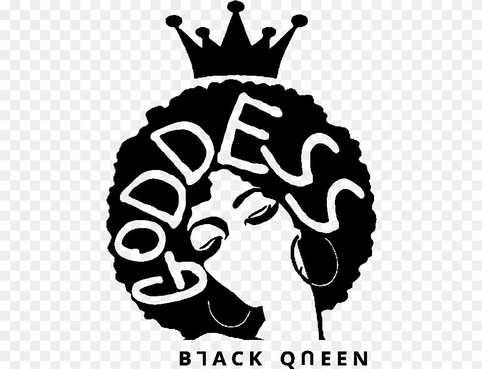 Goddess Black Queen Art, Gray Png Image