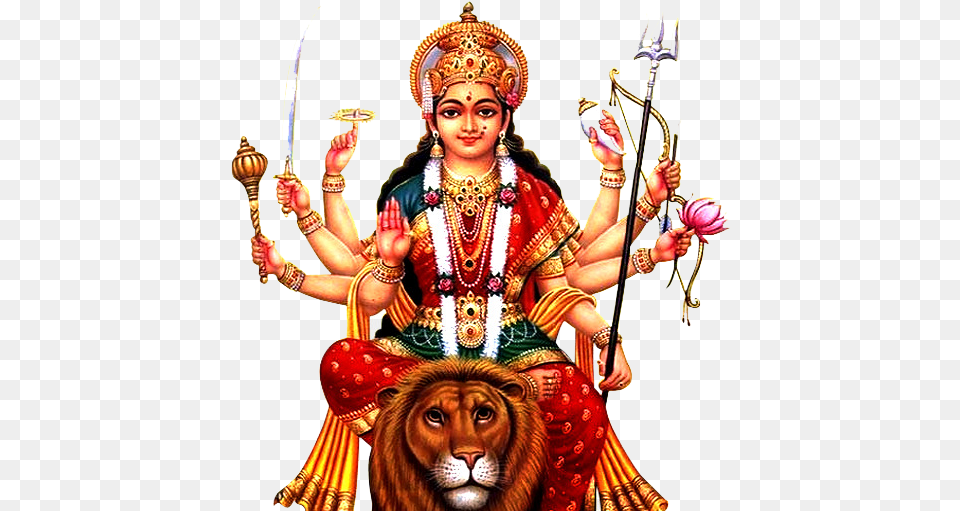 Goddess Durga Background Durga Mata, Adult, Wedding, Person, Woman Png Image
