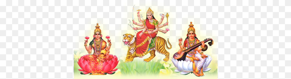 Goddess Durga Lakshmi Saraswati, Adult, Wedding, Person, Woman Png Image