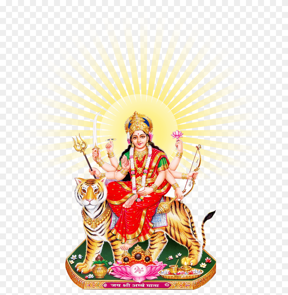 Goddess Durga Maa Sun, Adult, Wedding, Person, Female Free Transparent Png