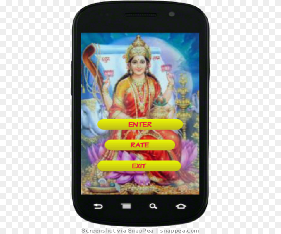 Goddess Lakshmi, Electronics, Phone, Mobile Phone, Adult Free Png Download