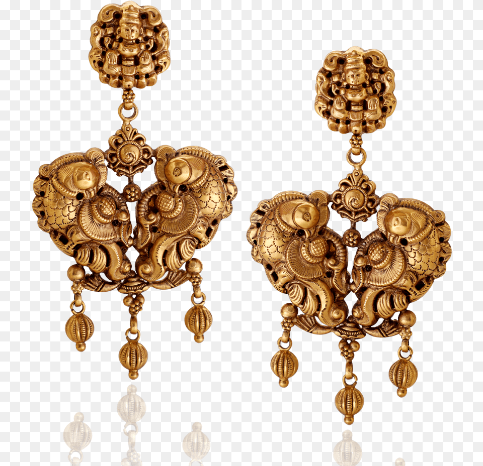 Goddess Lakshmi Nagas Earrings Gold Nagas Earrings, Accessories, Earring, Jewelry, Chandelier Png Image