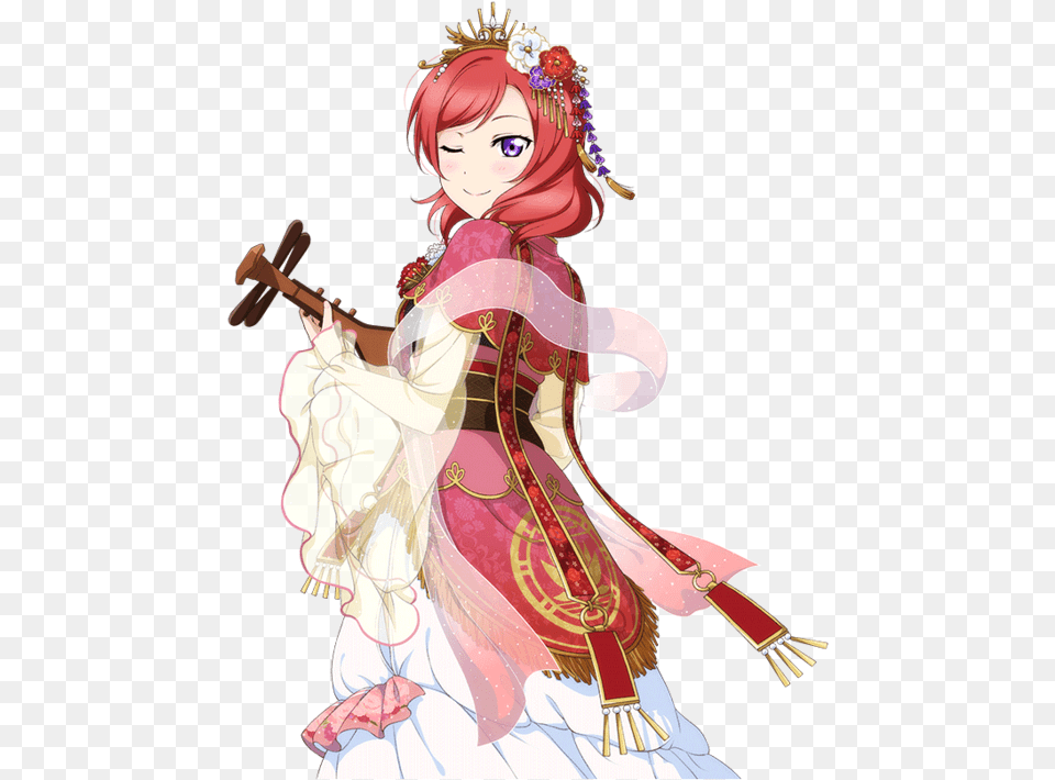 Goddess Maki Maki With Goddess Look Like Outfit Love Live Niko Cards, Fashion, Clothing, Dress, Gown Free Transparent Png