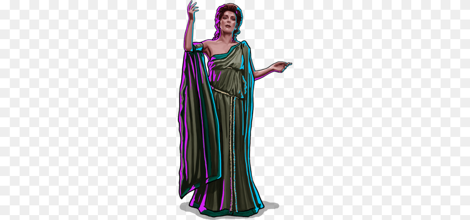 Goddess Of Empathy Troi, Adult, Person, Gown, Formal Wear Free Png Download