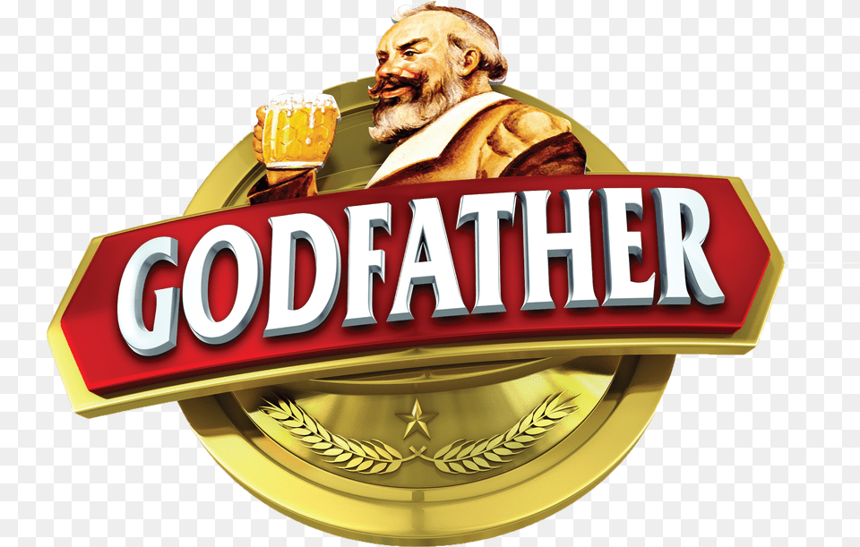 Godfather Brand Authentic Indian Beer Emblem, Alcohol, Beverage, Lager, Logo Free Png Download