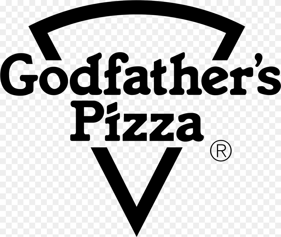Godfather S Pizza Logo Transparent Godfathers Pizza Brand Logo, Gray Png Image