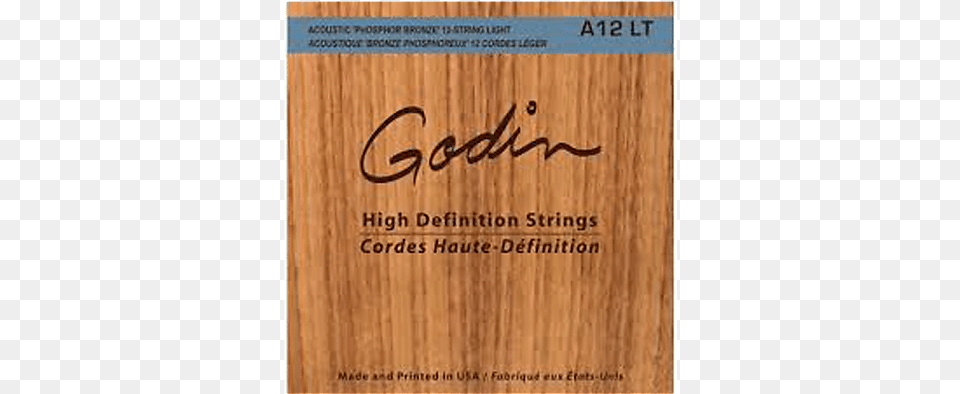 Godin A12 Phosphor Bronze Acoustic Guitar Strings Plywood, Hardwood, Wood, Publication, Text Png Image