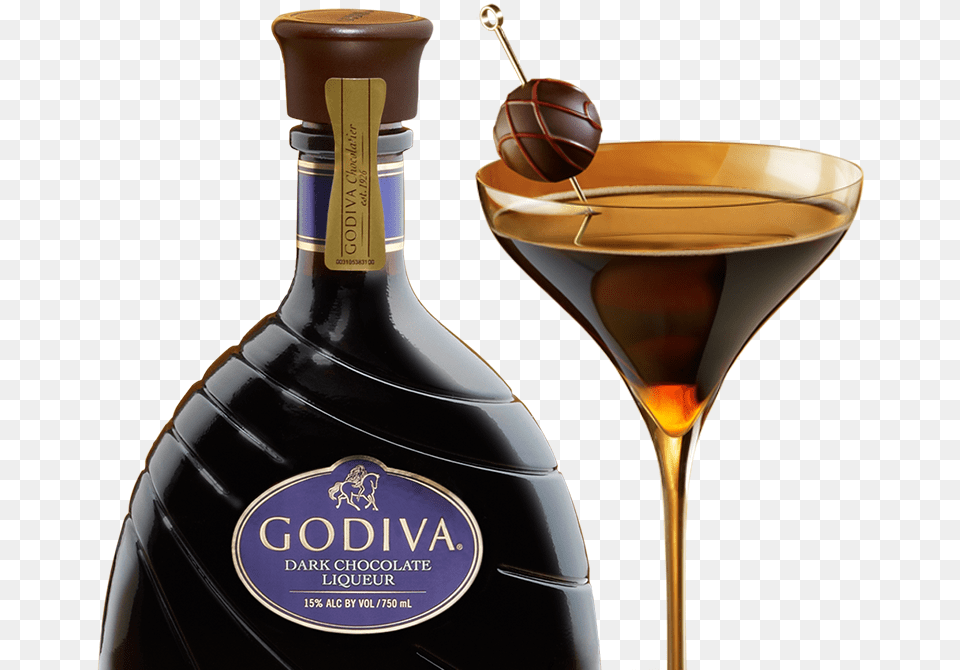 Godiva Dark Chocolate Liqueur Godiva Chocolate Liqueur, Alcohol, Beverage, Cocktail, Liquor Free Png Download