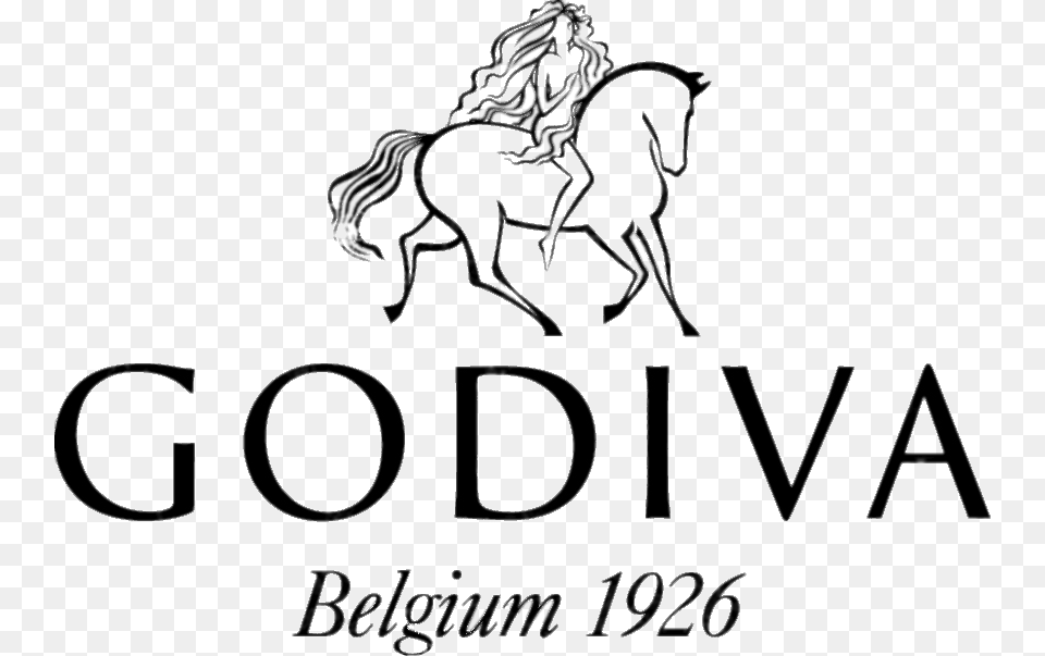 Godiva Logo, Animal, Colt Horse, Horse, Mammal Free Png