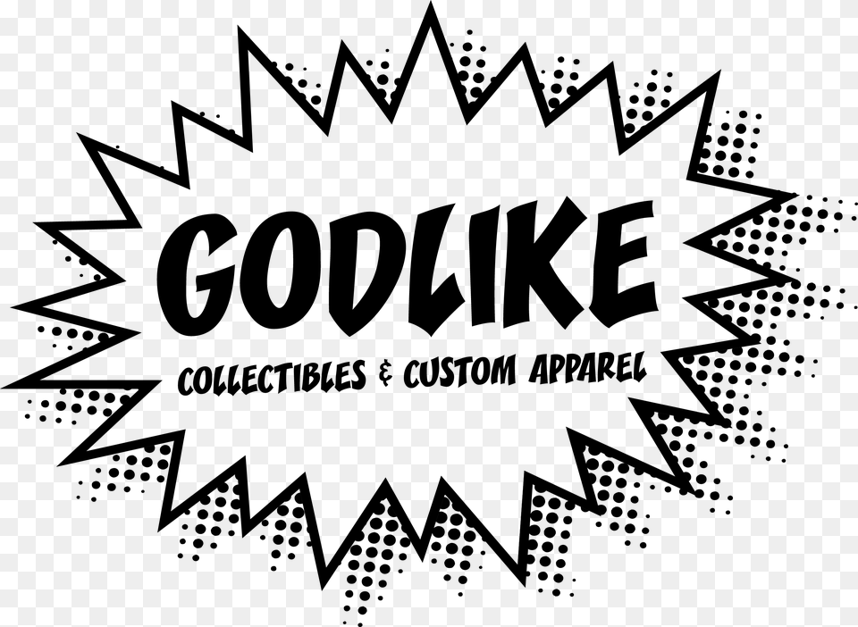 Godlike Collectibles Transparent Comic Book Pow, Sticker, Logo Png