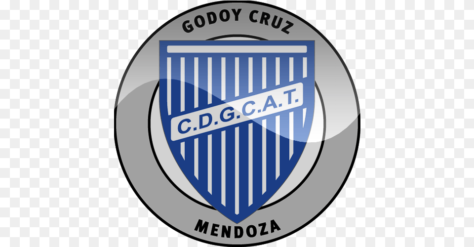 Godoy Cruz Football Logo Godoy Cruz Antonio Tomba, Badge, Symbol, Armor, Emblem Free Transparent Png